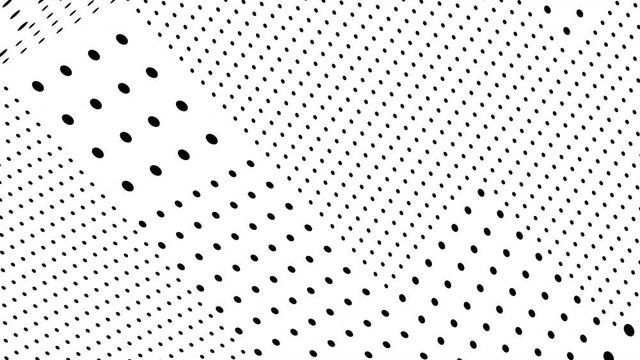 Abstract background, polka dot pattern design, seamless looped 4k animation