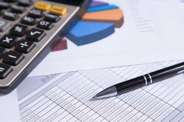 Financial accounting stock market graphs analysis