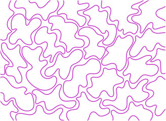 Abstract blot print for clothing and textiles