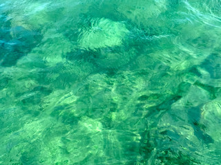 Fototapeta na wymiar blue sea water texture background