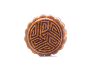 moon cake on white background