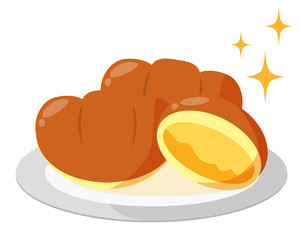 パン　クリームパン　菓子パン