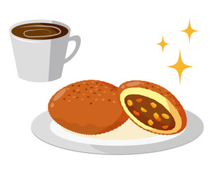 パン　カレーパン　