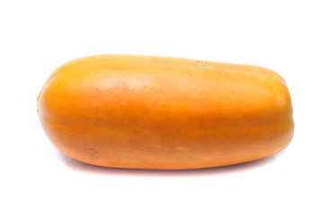 sweet papaya on white background