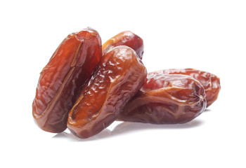 Dates isolated on white background