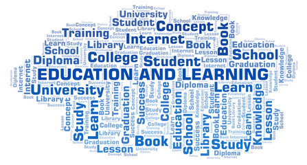 Education And Learning word cloud.