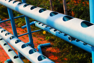PVC pipe for hydroponic vegetables growing