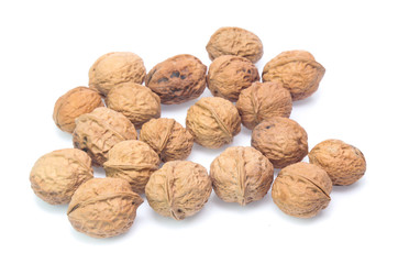 Walnut isolated on white background
