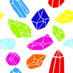 set of crystal patterns