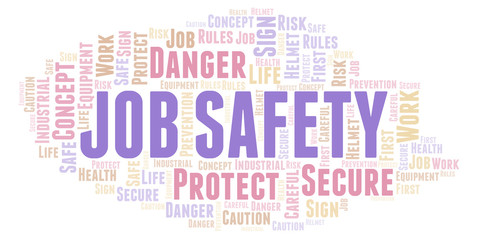 Job Safety word cloud.