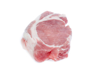 isolated raw meat