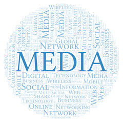 Media word cloud.