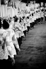 Sanur beach melasti ceremony 2015-03-18, Melasti is a Hindu Balinese purification ceremony and ritual, which according to Balinese calendar is held several days prior to the Nyepi holy day