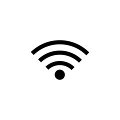 Illustration modern wireless or wifi signal icon logo design vector
