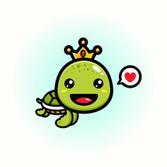 design vector crown of the turtle king