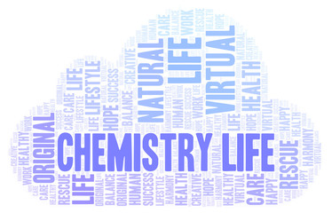 Chemistry Life word cloud.