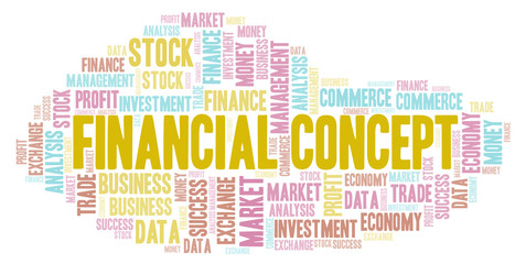 Financial Concept word cloud.