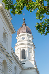 The Metropolitan Cathedral in Iasi, Romania. It is the largest historic Orthodox church in Romania....
