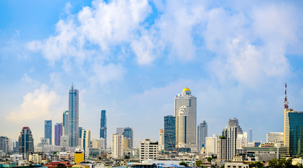 City view of Bangkok in Thailand