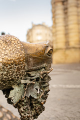 Bronze turtles in Bordeaux, New Aquitaine, France