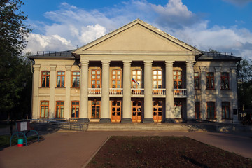 Vologda. Spring evening. Young spectators theatre. The former building of the Pushkin people's house. 1904.