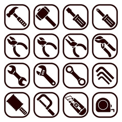 いろいろな工具のアイコン