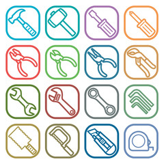 いろいろな工具のアイコン