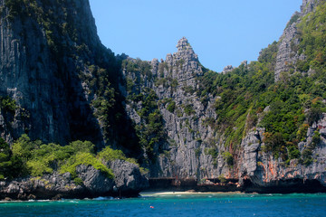 Phi Phi Le island in Krabi province, Thailand