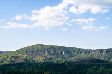 Blick über die Böhmische Schweiz Tschechien