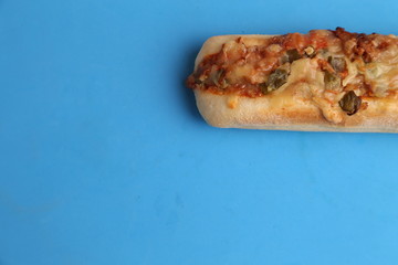 hot dog with cheese and pepper