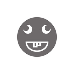 smile and stupid icon vector logo template EPS10