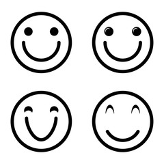 smile and stupid icon vector logo template EPS10