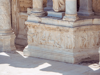 Hierapolis City Ruin in Turkey in Pamukkale.