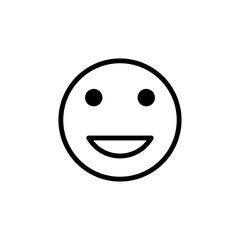 smile and stupid icon vector logo template EPS10