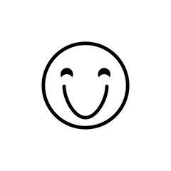 Obraz premium smile and stupid icon vector logo template EPS10