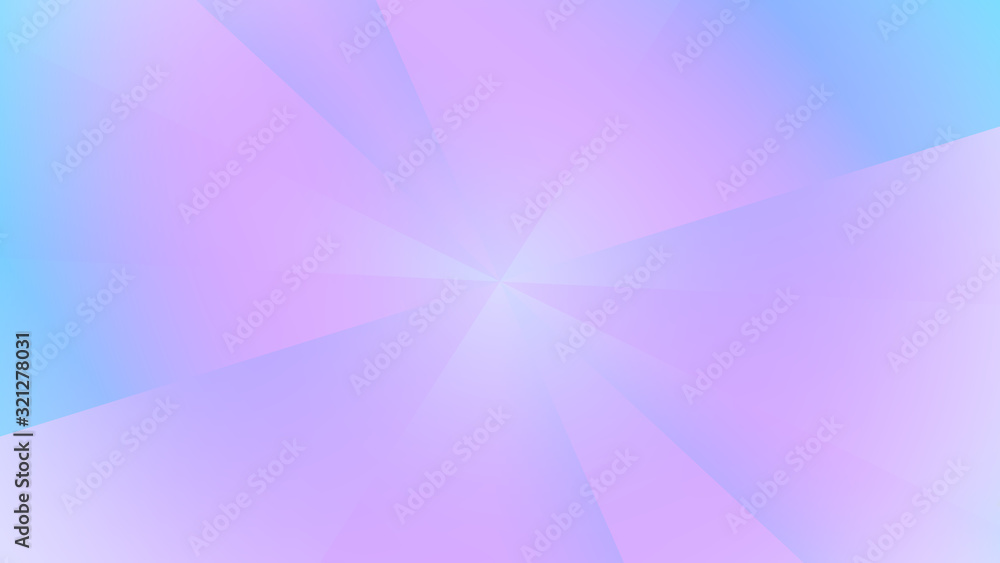 Poster abstract pattern of glowing radial rays on a multi-colored background