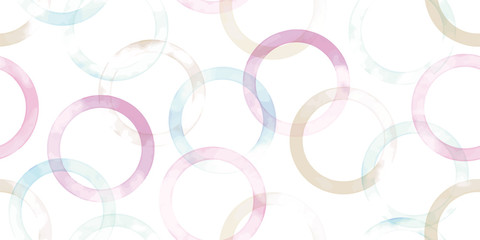 Obraz premium Watercolor geometric background. Seamless pattern.Vector. 水彩幾何学パターン 