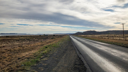Fototapeta na wymiar The roads of the Karoo