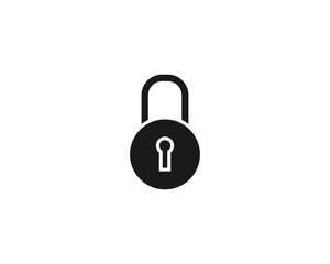 Padlock Secure Icon Design Vector