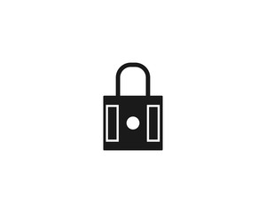Padlock Secure Icon Design Vector