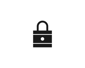 Padlock Secure Icon Design Vector