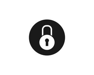 Padlock Secure Icon Design Vector