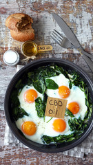Selective focus. CBD food. CBD oil. Cooking concept with CBD oil.