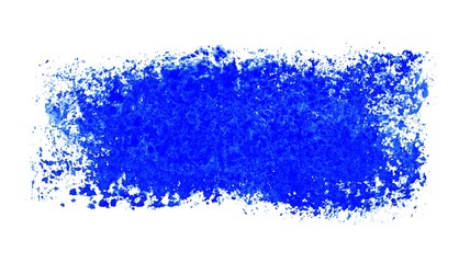 Farbabdruck mit blauer Farbe als Hintergrund Streifen