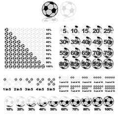 Soccer ball infographic