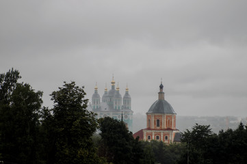 Obraz premium church in sunset