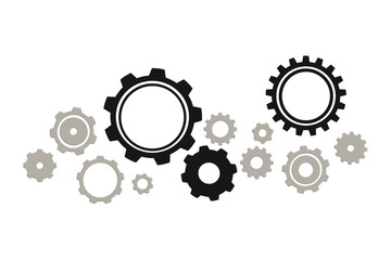 abstract background with gears