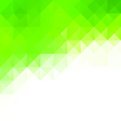 Obraz premium Green Polygonal Mosaic Background, Creative Design Templates
