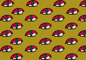 seamless pattern with hearts