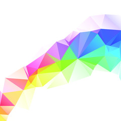 Colorful Polygonal Mosaic Background, Creative Design Templates